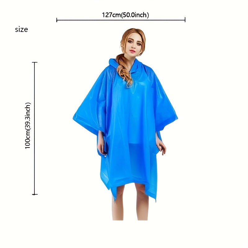 Rain Ponchos For Adults Pouch  - Camping Rain Poncho ulasan dan harga