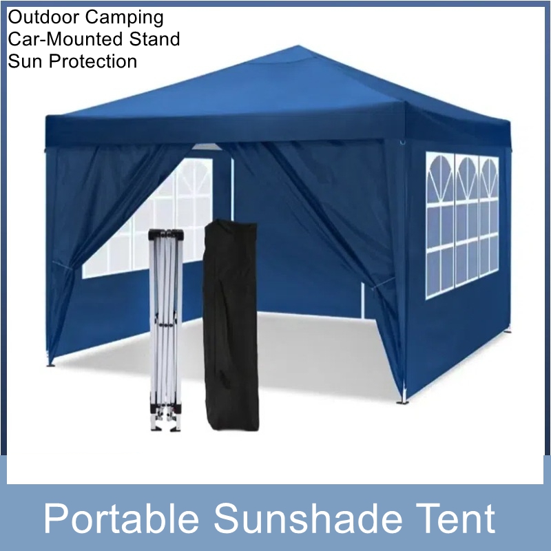 3x3 Folding Tent—Camping, Exhi - Outdoor Camping Exhibition ulasan dan harga
