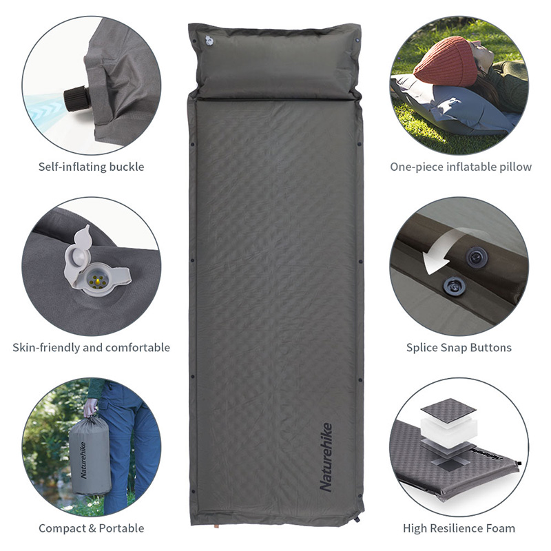 Naturehike D01 Self-inflating  - Outdoor Camping Rugs ulasan dan harga