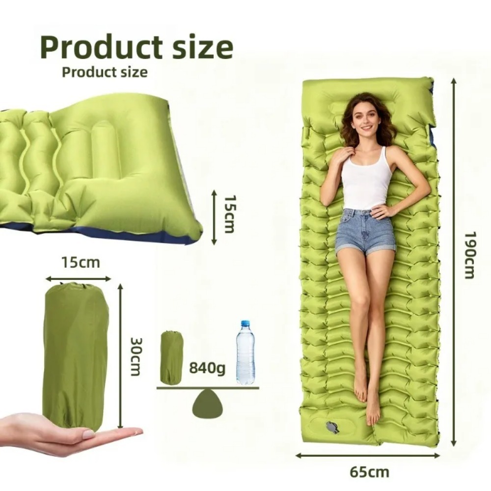 Camping Sleeping Mat Inflatabl - Outdoor Camping Rugs ulasan dan harga