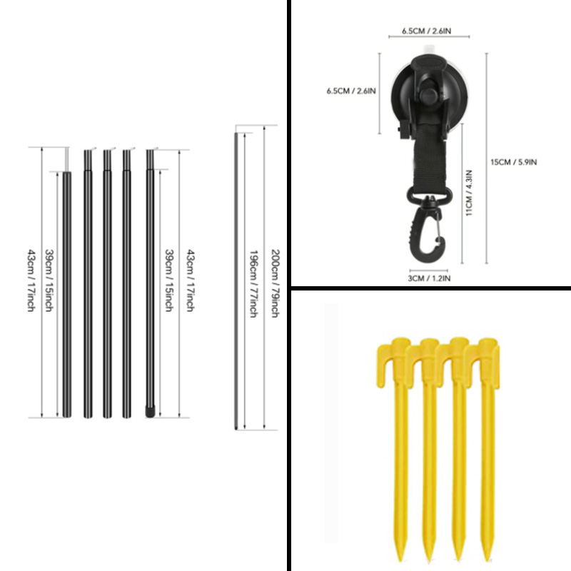 Retractable Car Side Awning Wa - Outdoor Camping Van Tent ulasan dan harga