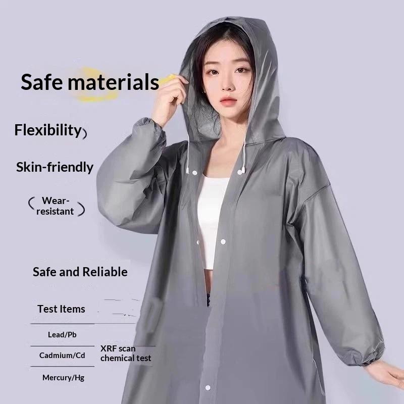 New Raincoat Women Men Imperme - Camping Rain Poncho ulasan dan harga