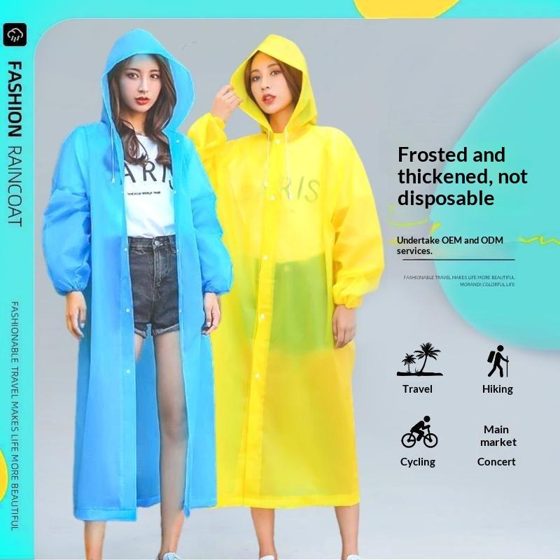 New Raincoat Women Men Imperme - Camping Rain Poncho ulasan dan harga