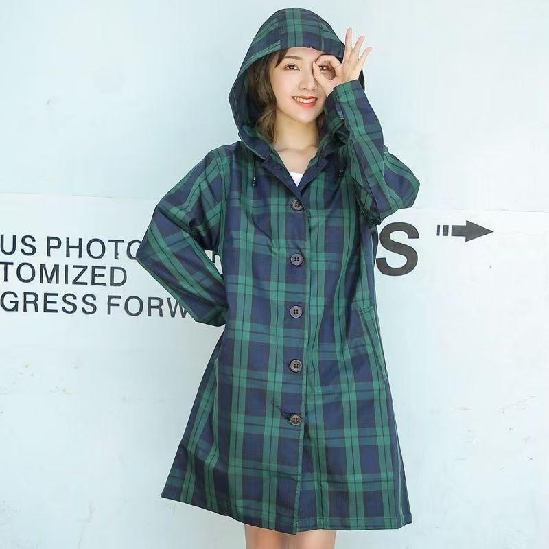 Women Breathable Raincoat Ligh - Camping Rain Poncho ulasan dan harga