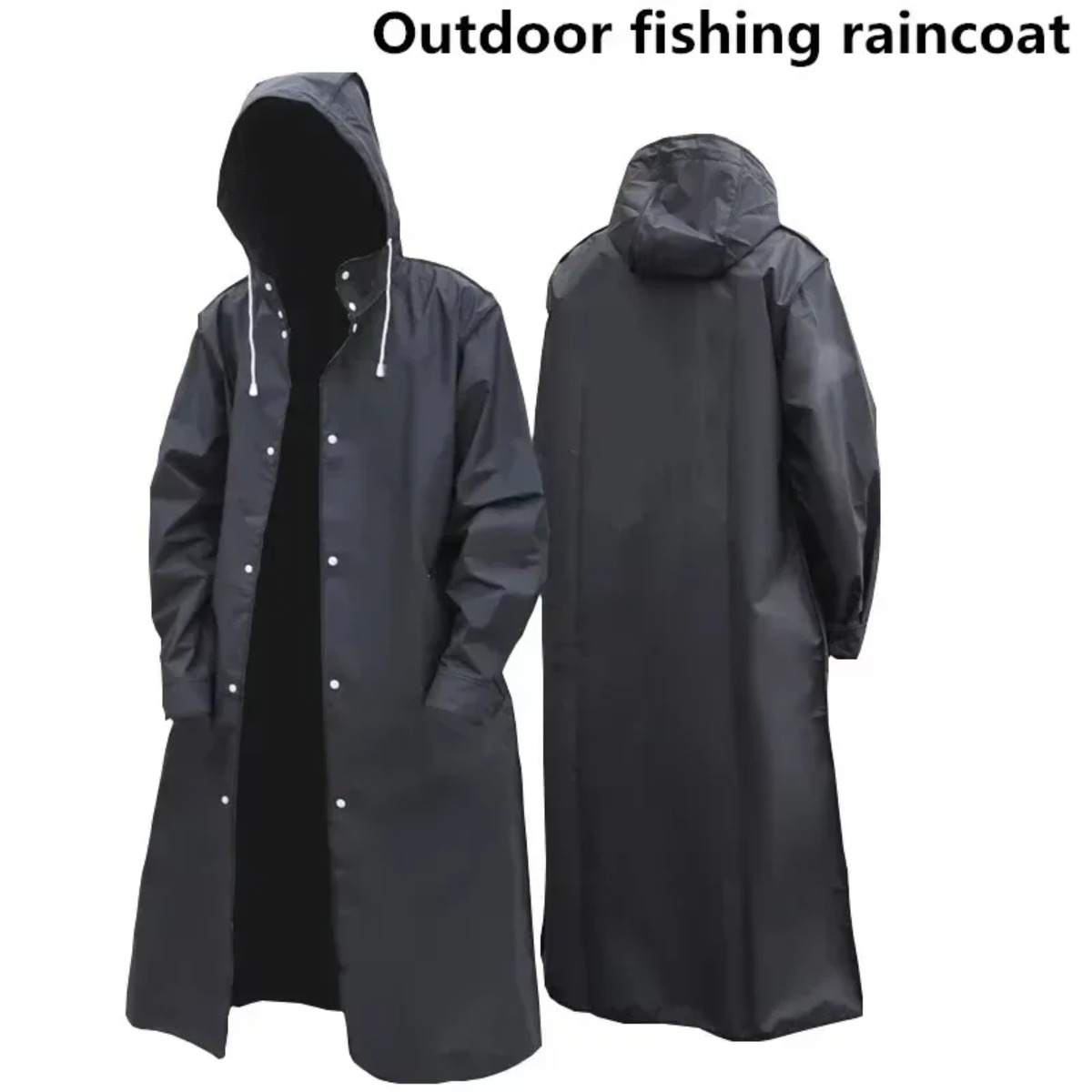 Fashionable Waterproof Hooded  - Camping Rain Poncho ulasan dan harga