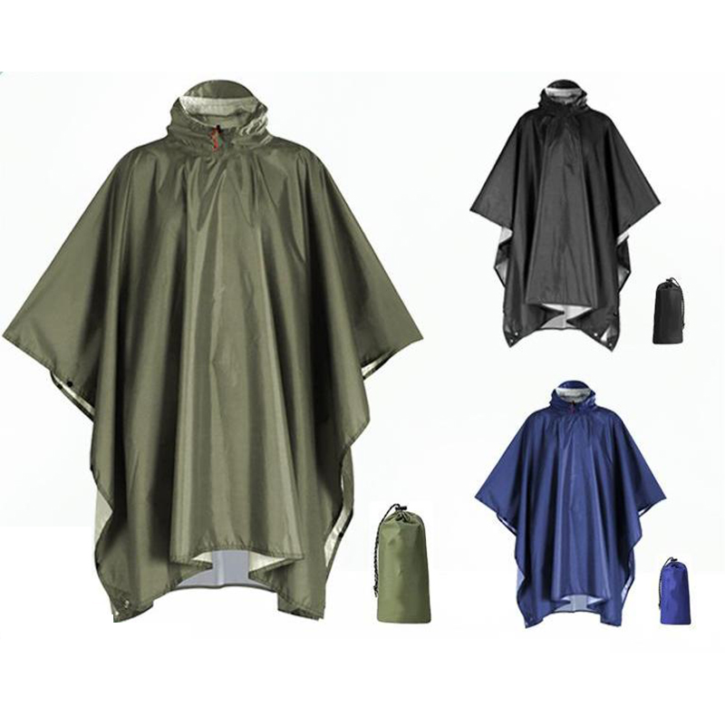 Heavy Duty Rain Poncho For Bac - Camping Rain Poncho ulasan dan harga