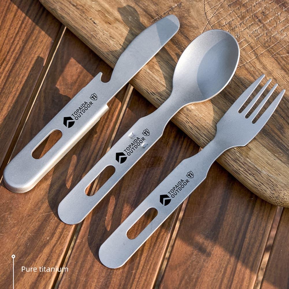 Ultralight Titanium Camping Fo - Outdoor Camping Dining Set ulasan dan harga