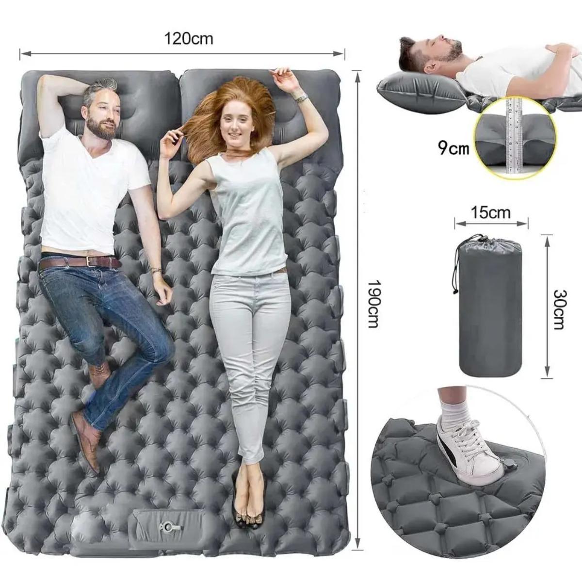 Single & Double Inflatable Air - Outdoor Camping Rugs ulasan dan harga