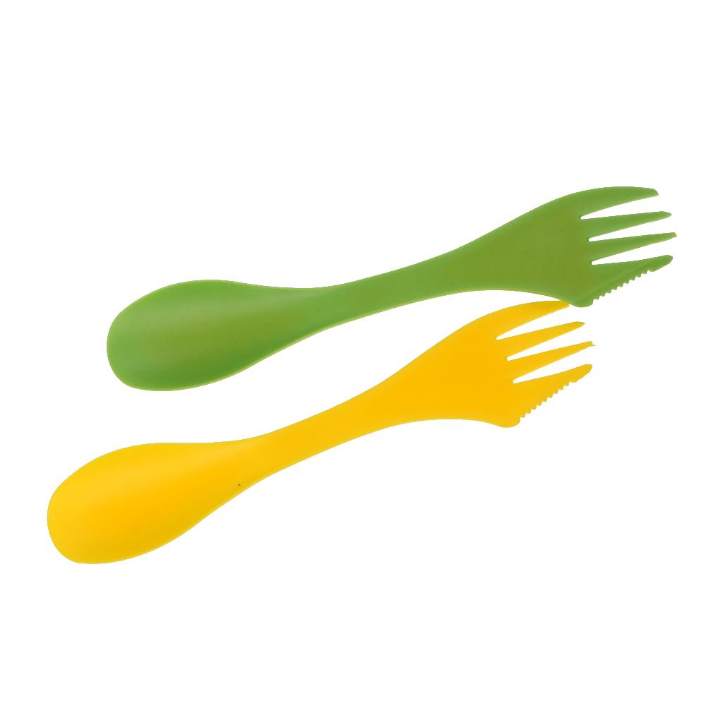Multi-functional Camping Spork - Outdoor Camping Dining Set ulasan dan harga
