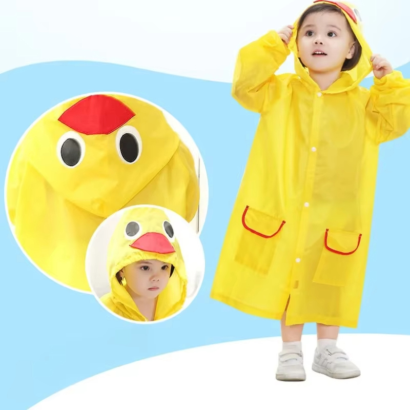 Kids Raincoat Cartoon Animal S - Camping Rain Poncho ulasan dan harga