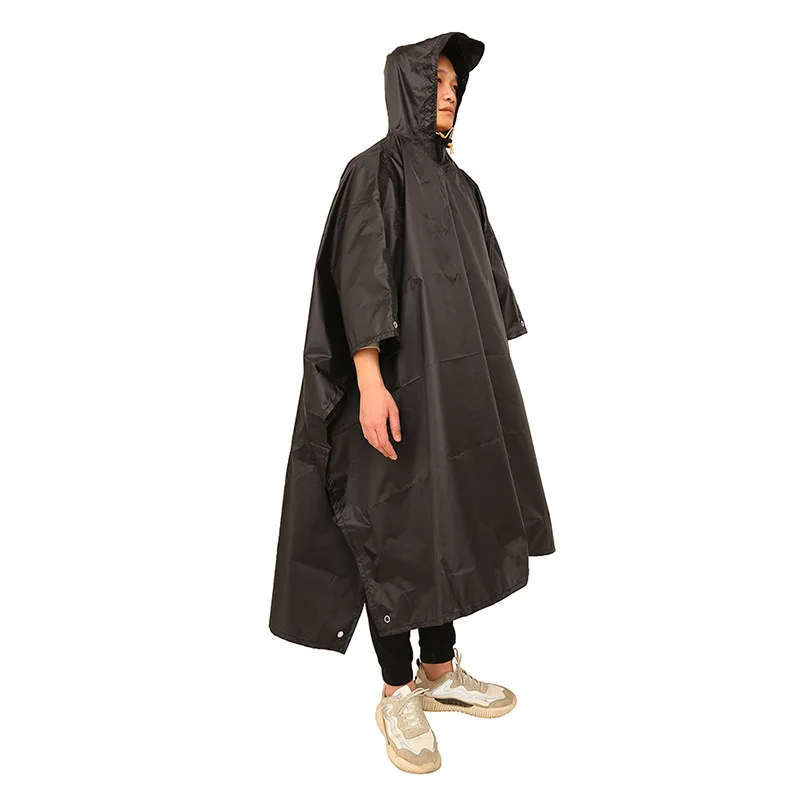Raincoat 3 In 1 Hiking Poncho  - Camping Rain Poncho ulasan dan harga
